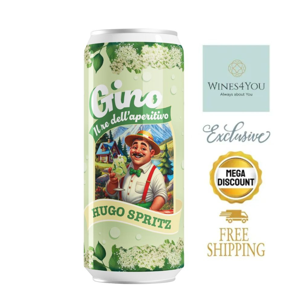 Gino Il Re dell'Aperitivo Hugo Spritz Cocktail Italy